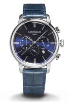 Orologio Locman Uomo 1960 Crono in Acciaio 0254A02A-00BLNKPB - 0254A02A-00BLNKPB